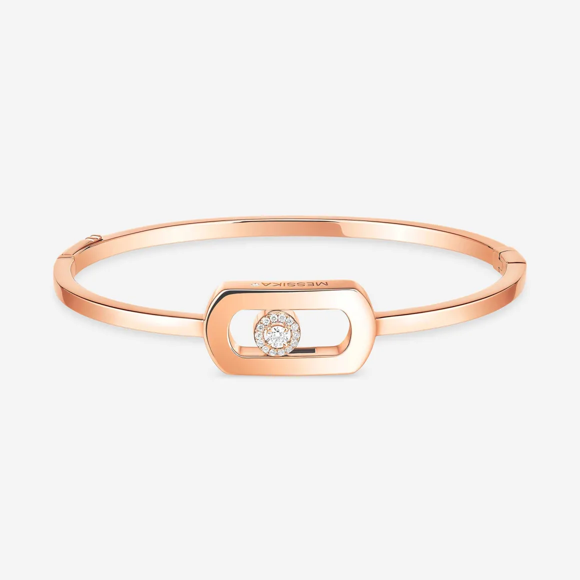 Bracelet Jonc So Move Diamant Or Rose