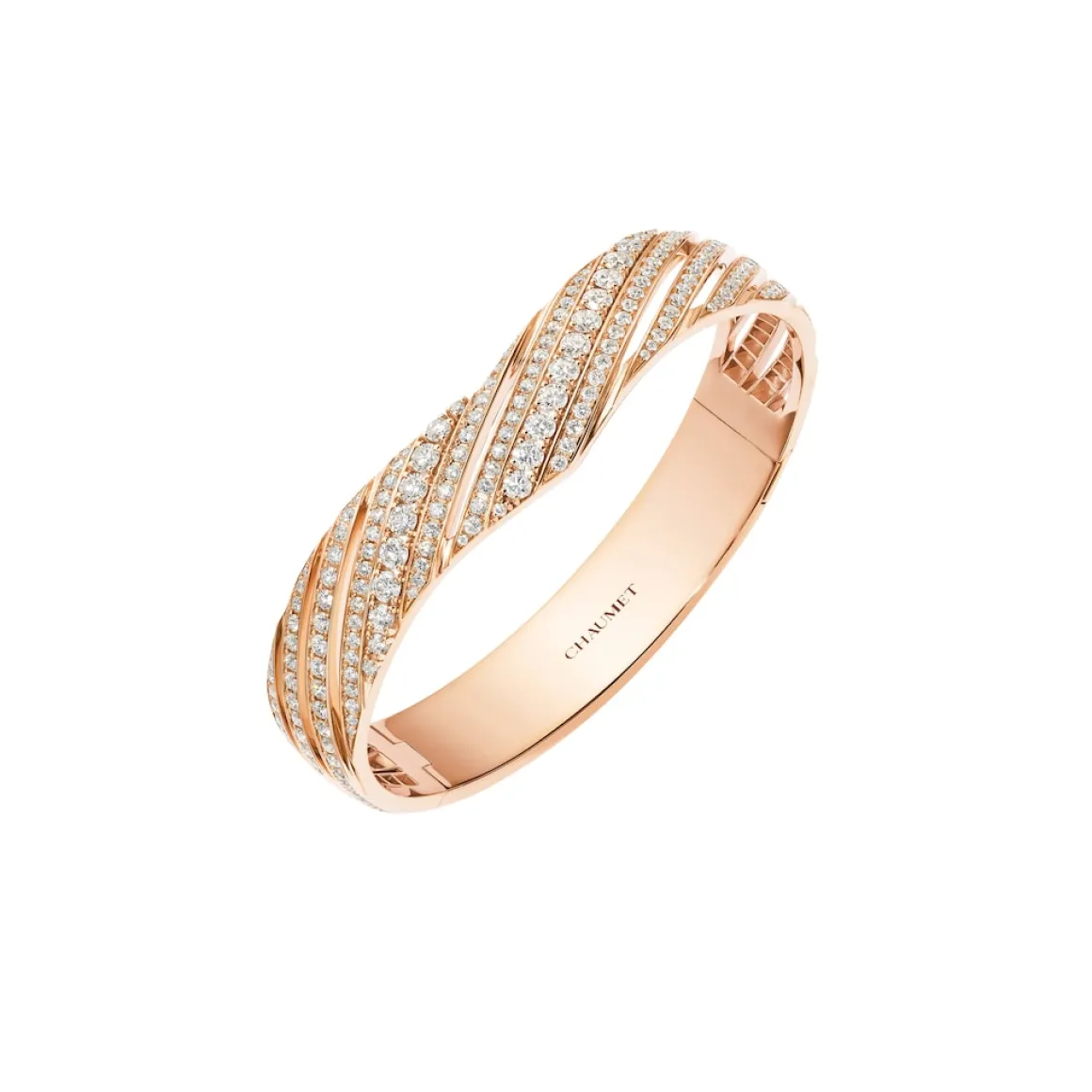 Bracelet Joséphine Aigrette Or rose, diamants 085432