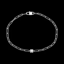 Bracelet Le Cube Diamant or blanc et diamant