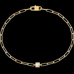 Bracelet Le Cube Diamant or jaune et diamant