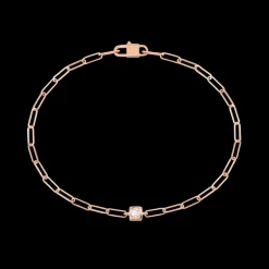 Bracelet Le Cube Diamant or rose et diamant