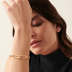 Bracelet Maillon or jaune