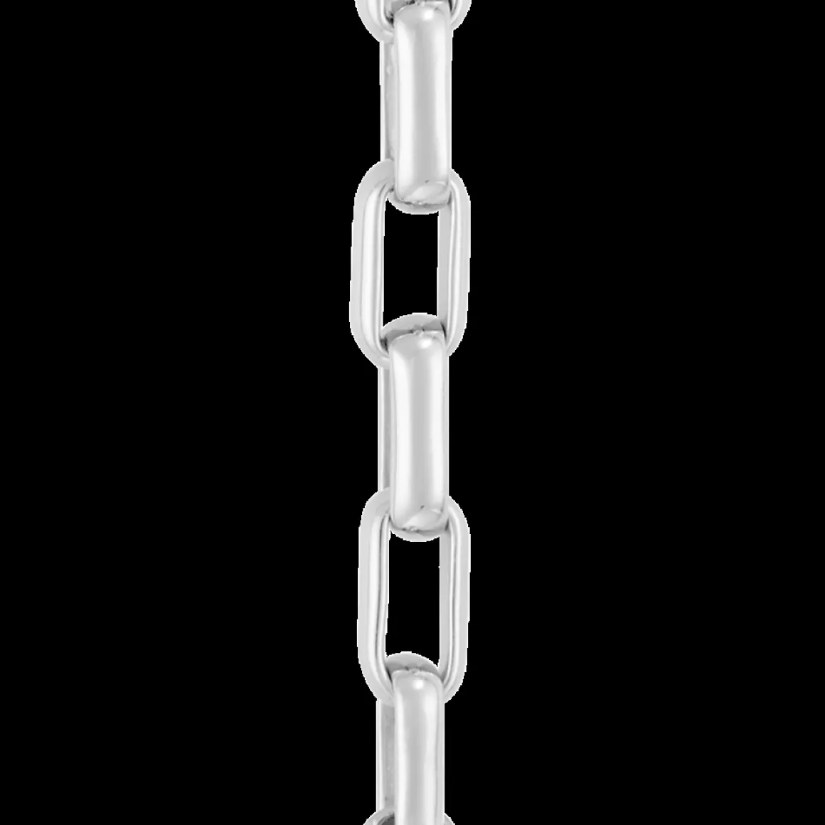 Bracelet maillons or blanc 750/1000e