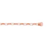 Bracelet maillons or rose 750/1000e