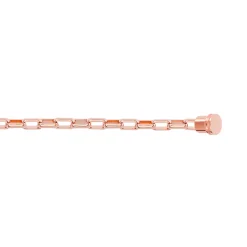 Bracelet maillons or rose 750/1000e