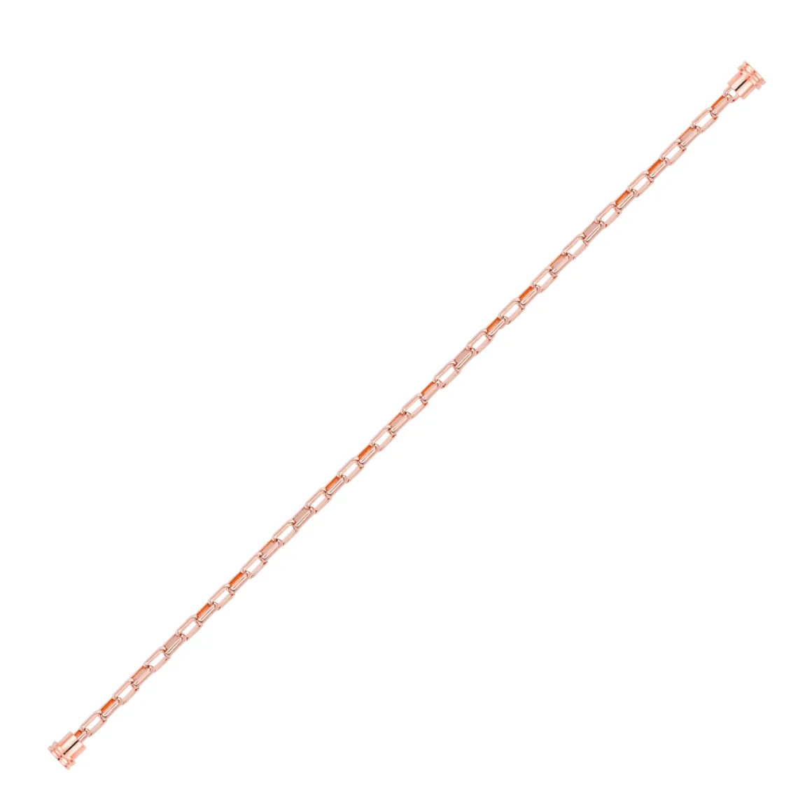 Bracelet maillons or rose 750/1000e