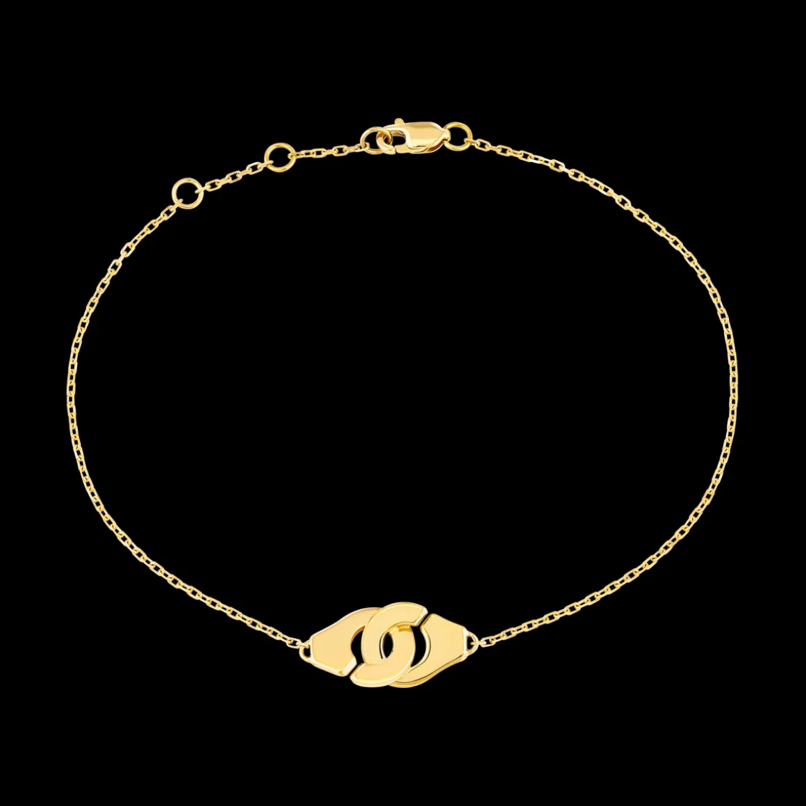 Bracelet Menottes dinh van R8 or jaune