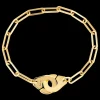 Bracelet Menottes dinh van R12 or jaune