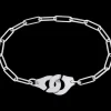 Bracelet Menottes dinh van R12 or blanc