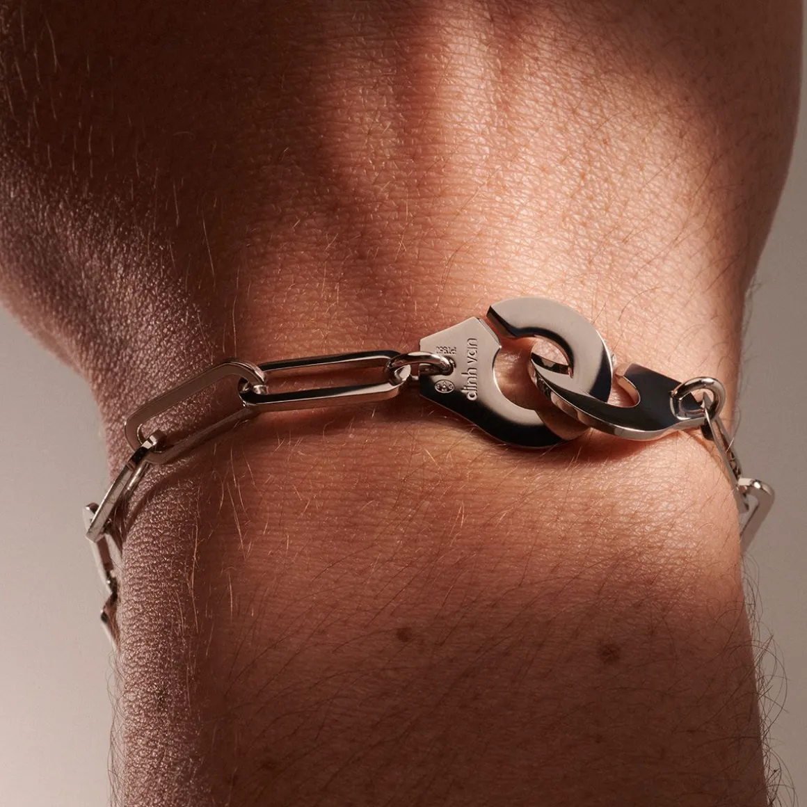 Bracelet Menottes dinh van R15 - 23,5 cm