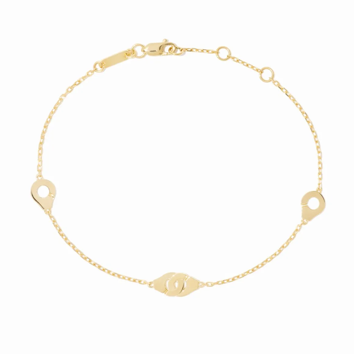 Bracelet Menottes dinh van R5 or jaune
