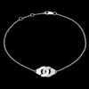 Bracelet Menottes dinh van R8 or blanc et diamants