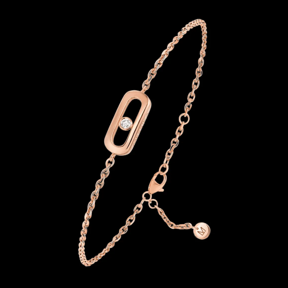 Bracelet Messika CARE(S) diamant or rose