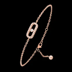 Bracelet Messika CARE(S) Pavé diamant or rose