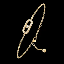 Bracelet Messika CARE(S) Pavé diamant or jaune