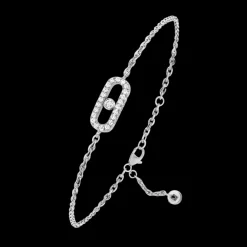 Bracelet Messika CARE(S) Pavé diamant or blanc