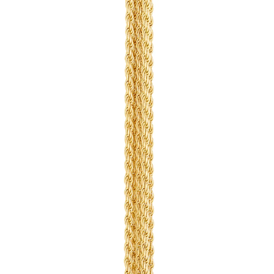 Bracelet multichaîne or jaune 750/1000e