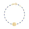 Bracelet prusse Miss Gigi diamant, or jaune, 17 cm