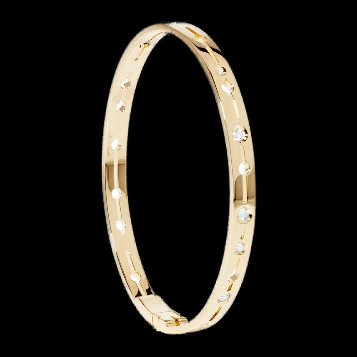 Bracelet Pulse petit modèle or jaune et diamants