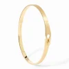 Bracelet Serrure or jaune brossé