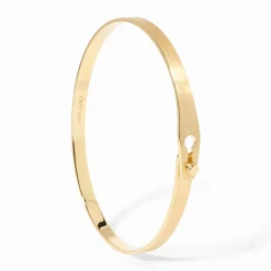 Bracelet Serrure or jaune brossé