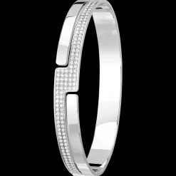 Bracelet Seventies or blanc et diamants
