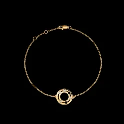 Bracelet sur chaîne Pulse or jaune et diamants