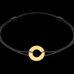 Bracelet sur cordon Cible petit modèle or jaune