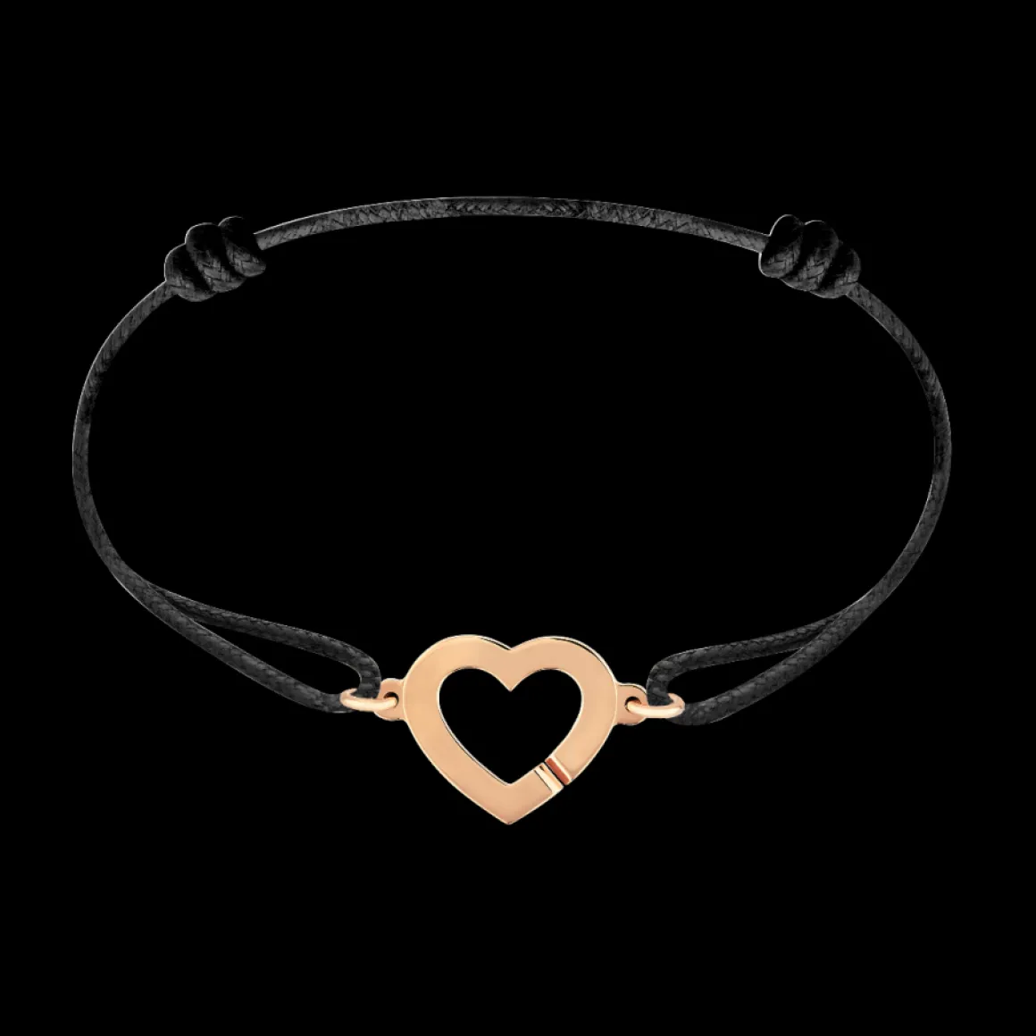Bracelet sur cordon Cœur R12, OR