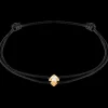 Bracelet sur cordon Le Cube Diamant or jaune et diamant