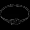 Bracelet sur cordon Menottes dinh van R15 titane noir