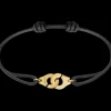 Bracelet sur cordon Menottes dinh van R10 or jaune