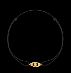 Bracelet sur cordon Menottes dinh van R10 or jaune