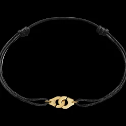 Bracelet sur cordon Menottes dinh van R8 or jaune