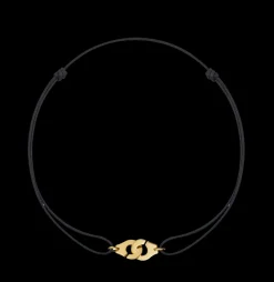 Bracelet sur cordon Menottes dinh van R8 or jaune