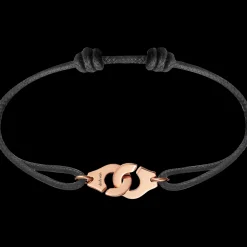 Bracelet sur cordon Menottes dinh van R10 or rose
