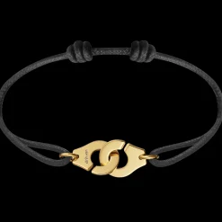 Bracelet sur cordon Menottes dinh van R12 or jaune
