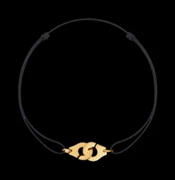 Bracelet sur cordon Menottes dinh van R12 or jaune