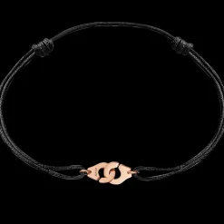 Bracelet sur cordon Menottes dinh van R8 or rose