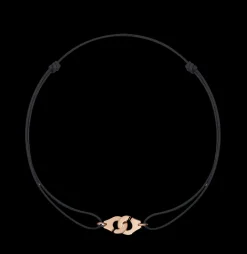 Bracelet sur cordon Menottes dinh van R8 or rose