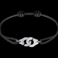 Bracelet sur cordon Menottes dinh van R12 platine