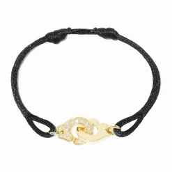 Bracelet sur cordon Menottes dinh van moyen modèle