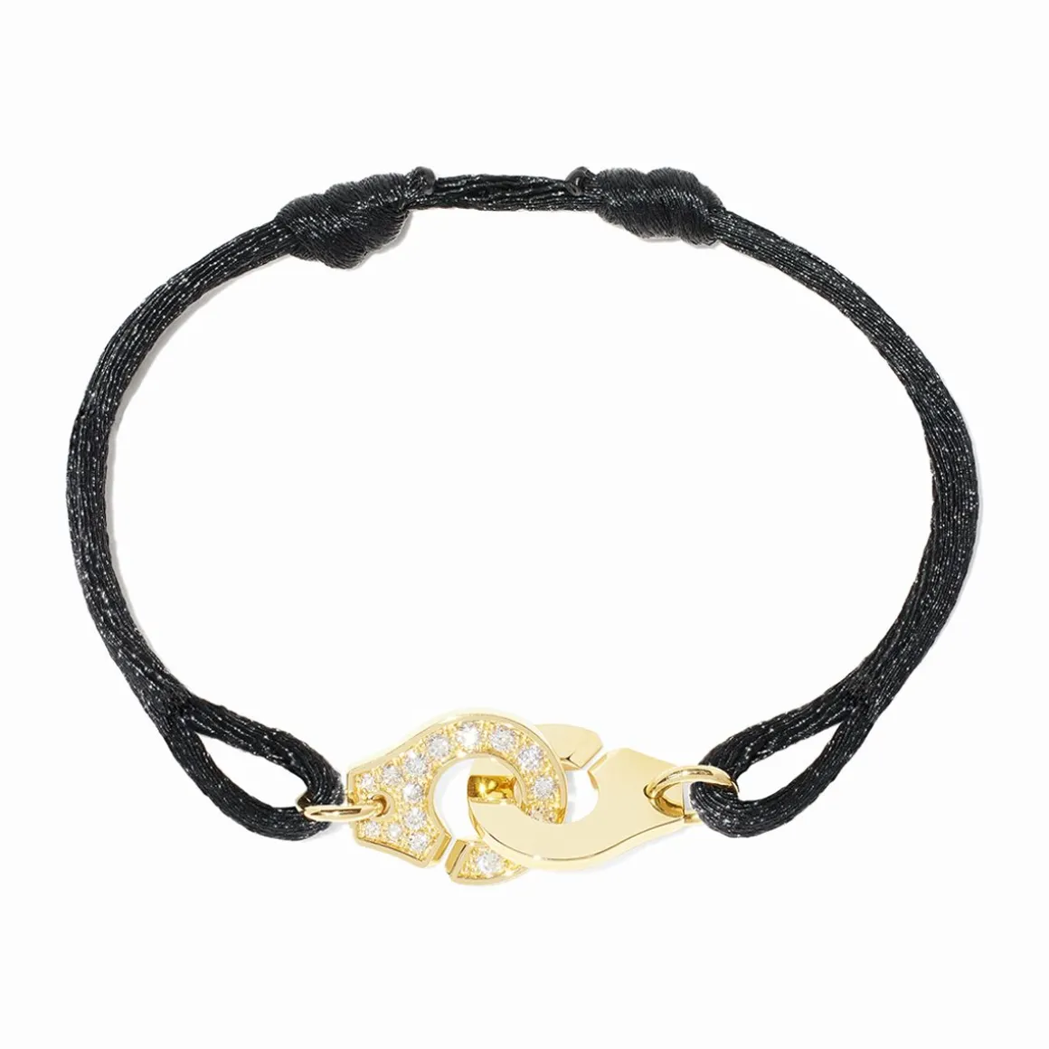 Bracelet sur cordon Menottes dinh van moyen modèle