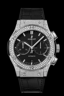 Chronograph Titanium Pavé 45MM