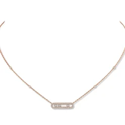 Collier Baby Move Diamant Or Rose