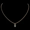 Collier Cordon Messika CARE(S) Beige Pavé Diamant Or Jaune