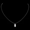 Collier Cordon Messika CARE(S) Noir Pavé Diamant Or Blanc