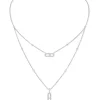 Collier Diamant Or Blanc