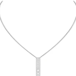 Collier Diamant Or Blanc