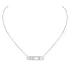 Collier Diamant Or Blanc